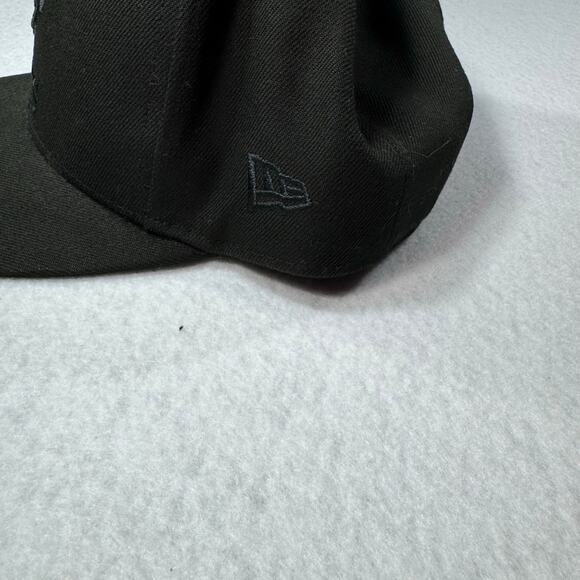 New Era New Orleans Saints 9Fifty Black on Black Adjustable Snapback Hat Cap - Picture 10 of 10